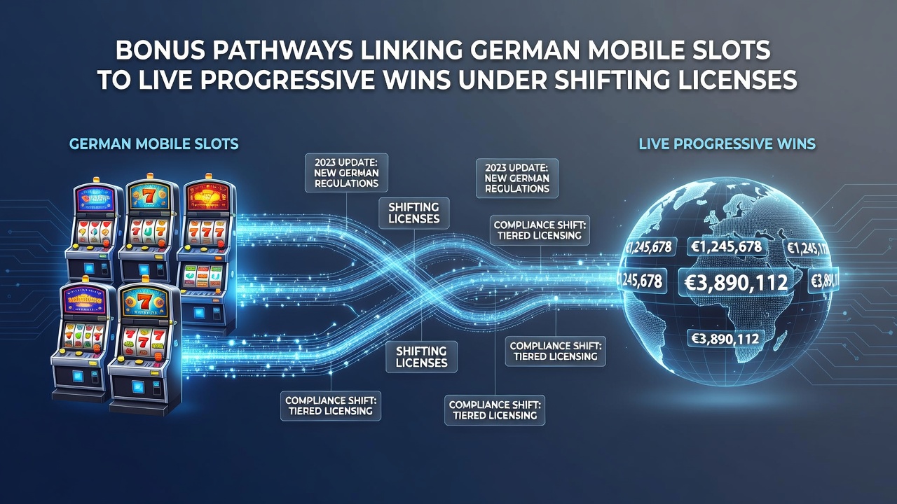 Illustration zu Bonusstrukturen in mobilen Slots und Lizenzänderungen in Deutschland