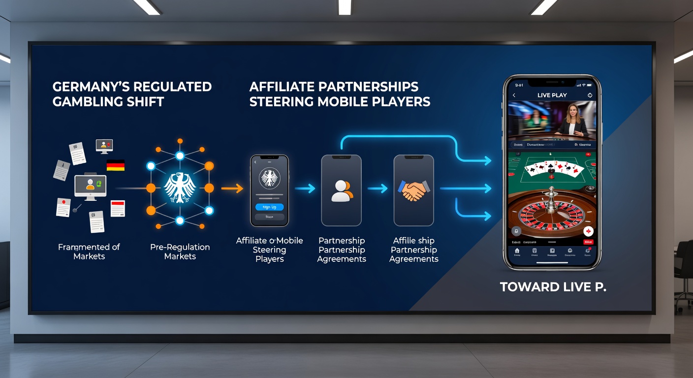 Mobile Spieler werden durch Affiliate-Partnerschaften zu progressiven Live-Slots im regulierten deutschen Markt geführt